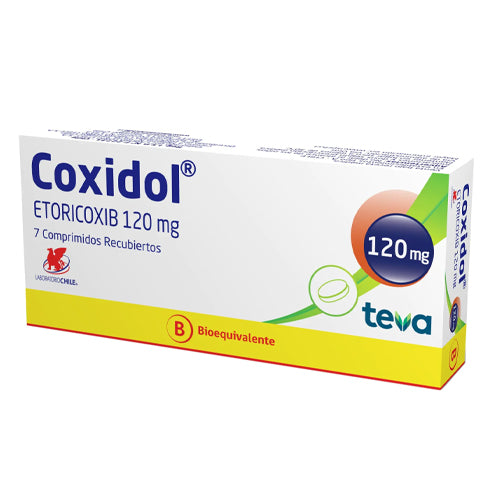 Coxidol Comprimidos 120 mg x 7 (Etoricoxib)