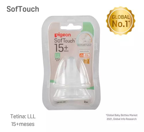 Pigeon Tetina Repuesto Softouch S x 2 Unidades