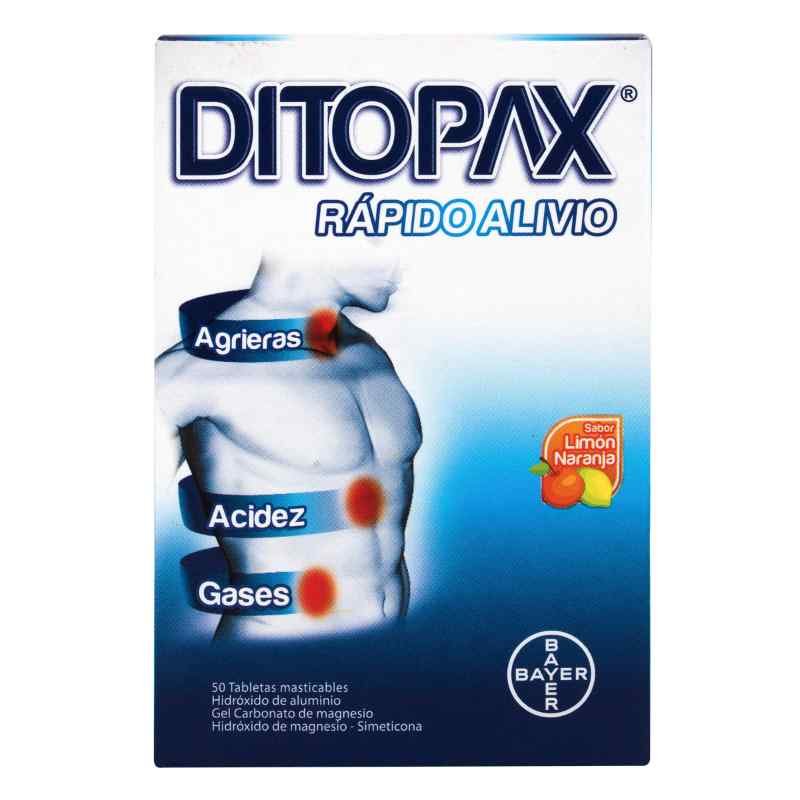 Ditopax Comprimidos Mast x 10 (Simeticona/Hidroxido De Aluminio/ Hidroxido De Magnesio)