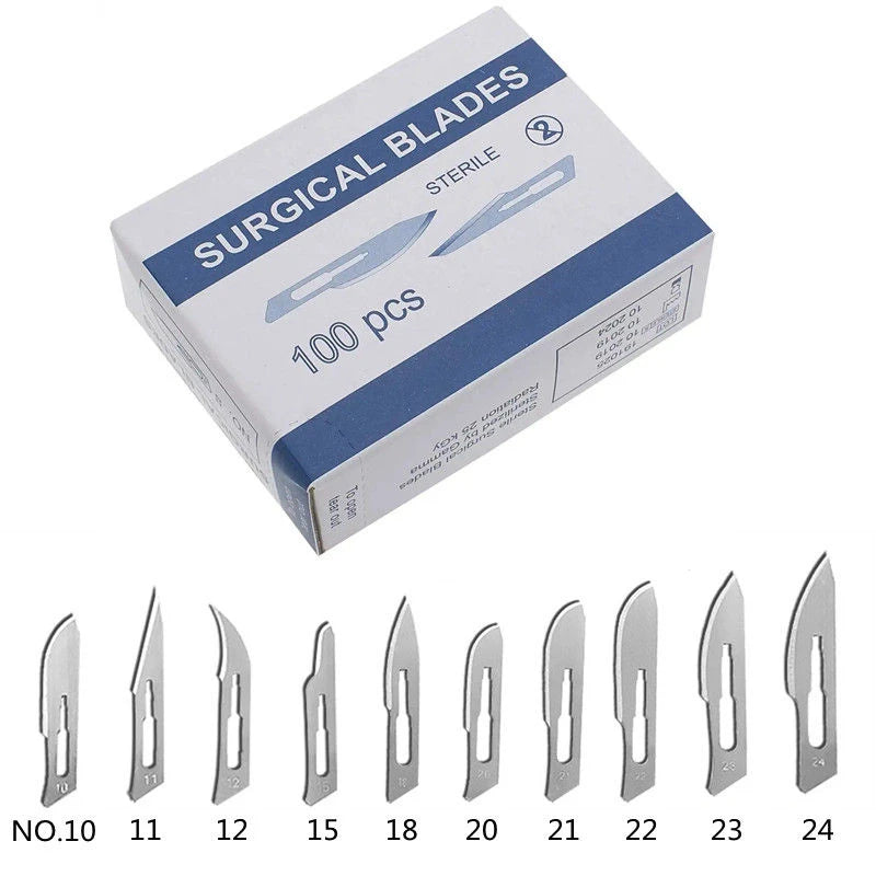 Hoja Bisturi Acero Inox N 15 x 100 Unidades Reutter