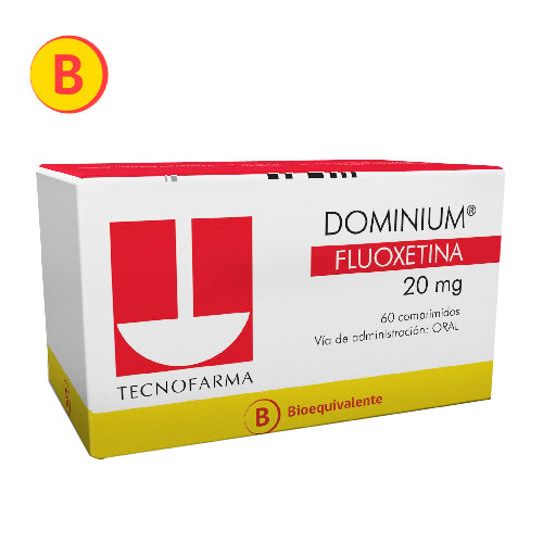Dominium Comprimidos 20 mg x 60 (Fluoxetina)