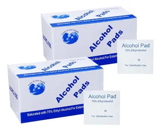 Toallitas Alcohol Pad 3X3 Doble Capa 70% x 100 Lbf