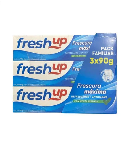 Freshup Crema Dental x 90 Gr Pack x 3 Unidades