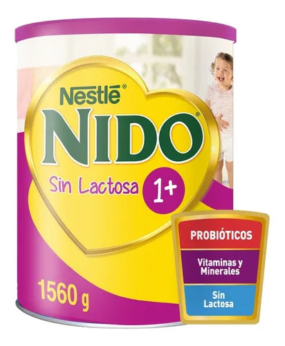 Nido 1+ Sin Lactosa x 1.56 Kg