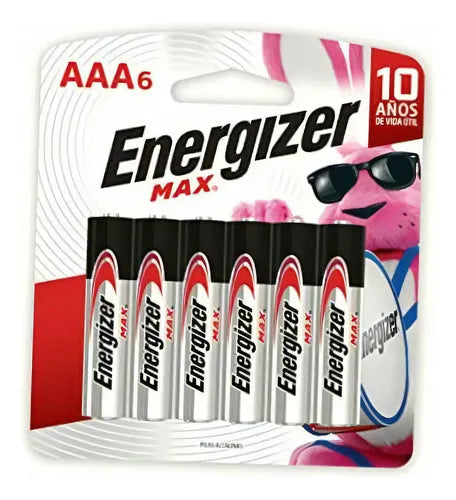 Energizer Max Pilas Alcalinas Aaa Tira x 6 Unidades