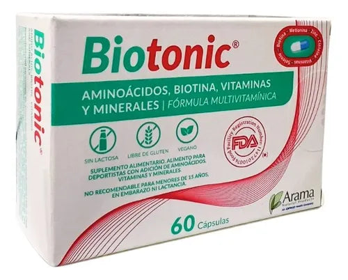 Biotonic Cápsulas x 60 (Biotina/Aminoacidos)