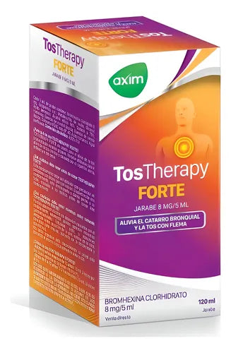 Tostherapy Fuerte Jarabe 8 mg/5 ml x 120 ml (Bromhexina)