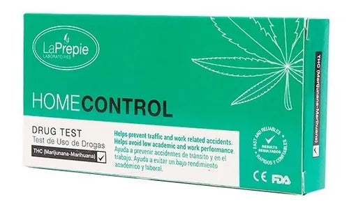 Test Droga Marihuana x 1 Unidades Home Control (Test Drogas)
