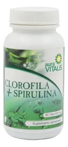 Clorofila + Spirulina Cápsulas x 60