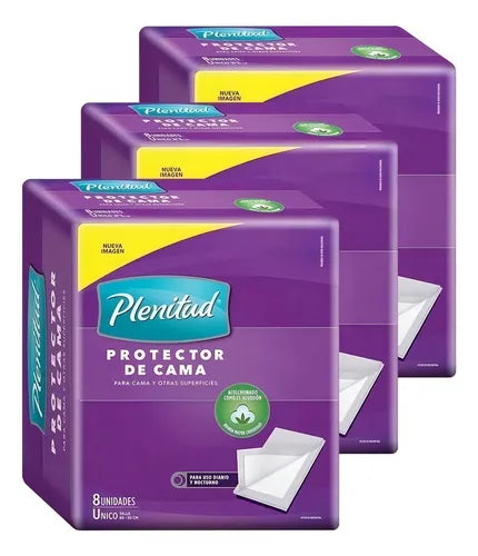 Plenitud Protector De Cama Talla Unidades x 8 Unidades (Protector De Cama)