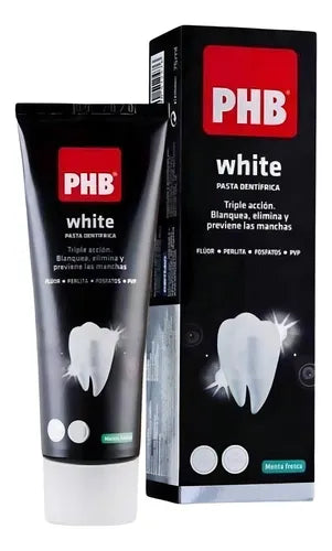 Phb White Crema Dental x 75 ml (Crema Dental Adulto)