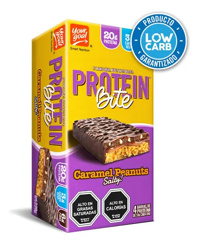 Protein Bite Peanut Caramel Salty x 4 Unidades