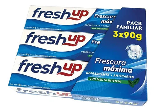 Freshup Crema Dental Triple Accion 2 x 90 Gr