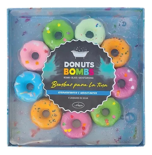 Donuts Bombas De Baño x 9 Unidades