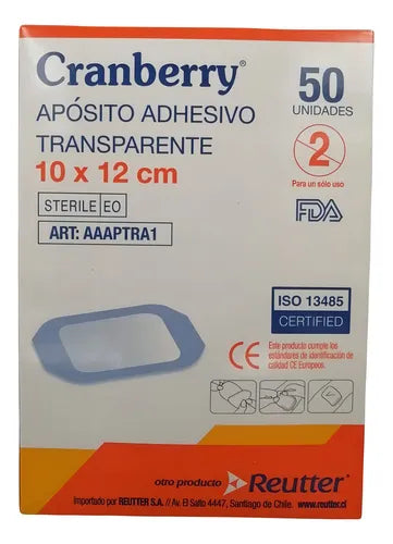 Aposito Transparente 10 x 12 x 50 Unidades Reutter (Apositos)