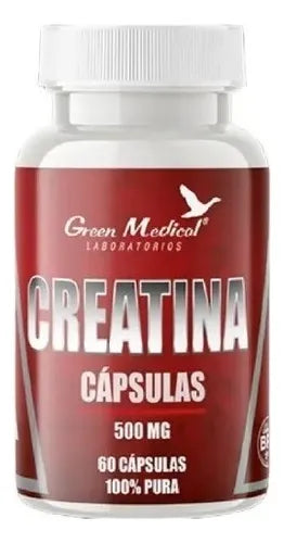Creatina Cápsulas 500 mg x 60 Green Med