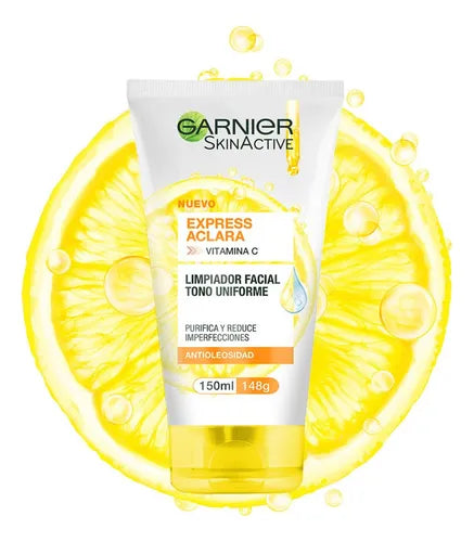 Garnier Gel Limpiador Express Vitamina C x 150 ml