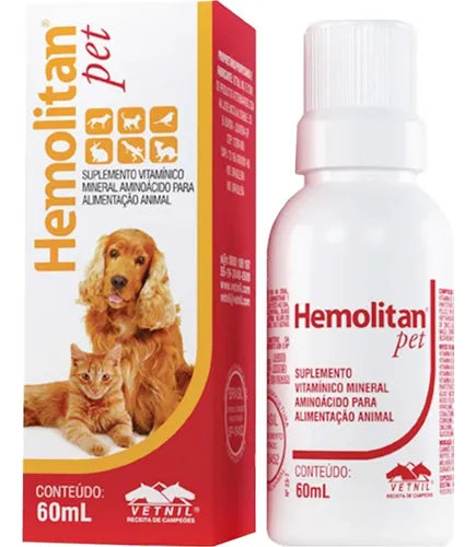 Hemolitan Pet Solución x 60 ml (Vitaminas Y Suplementos)