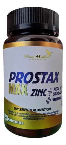 Prostax Max Cápsulas x 120 Green Med (Zinc/ Pepa De Calabaza)