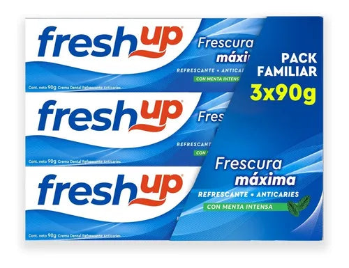Freshup Crema Whitening x 90 Gr Pack x 3 Unidades