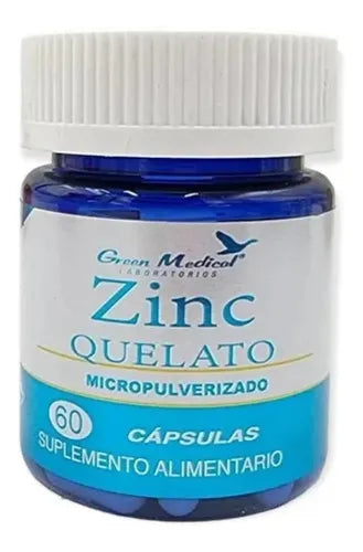 Zinc Bisglicinato Cápsulas x 60 Green Medical