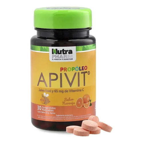 Apivit Inf Comprimidos Mas 60 mg x 30 (Propoleo/Vit C)