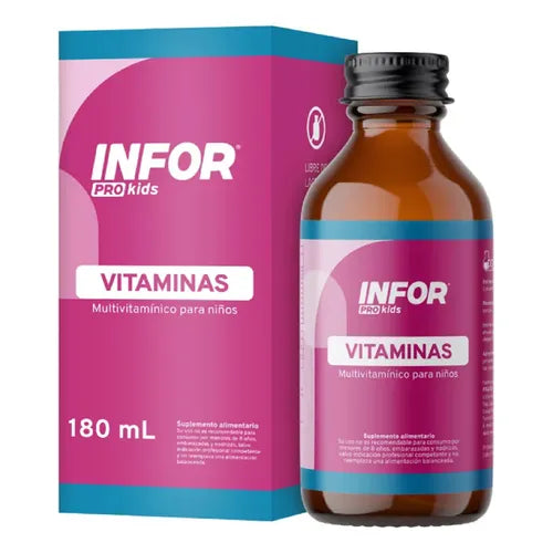 Infor Pro Kids Ped Jarabe x 180 ml (Vitamina/Minerales)