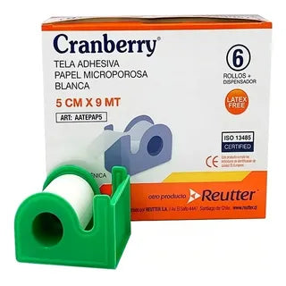 Tela Adhesivo Papel Microp Blan 5 x 9 x 6 Unidades (Cinta Adhesiva)