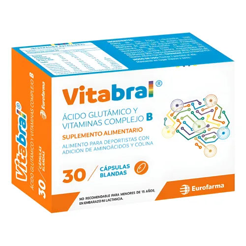 Vitabral Cápsulas Bland x 30 (Acido Glutamico/Vit B)