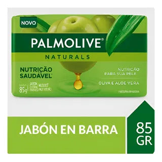 Palmolive Jabon Nat Aloe Vera E Oliva x 85 Gr