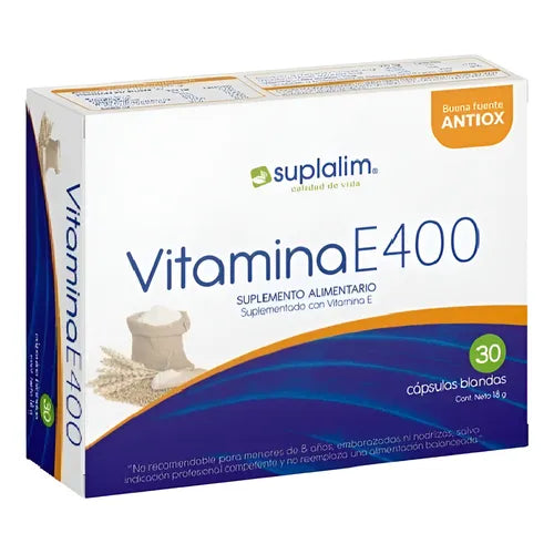 Vitamina E Cápsulas 400 mg x 30 Green Med