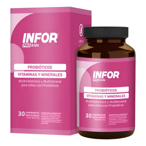 Infor Pro Kids Vit Y Min Comprimidos Mas x 30