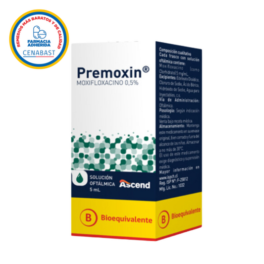 Premoxin Solución Oftálmica 0,5% Frasco 5 ml