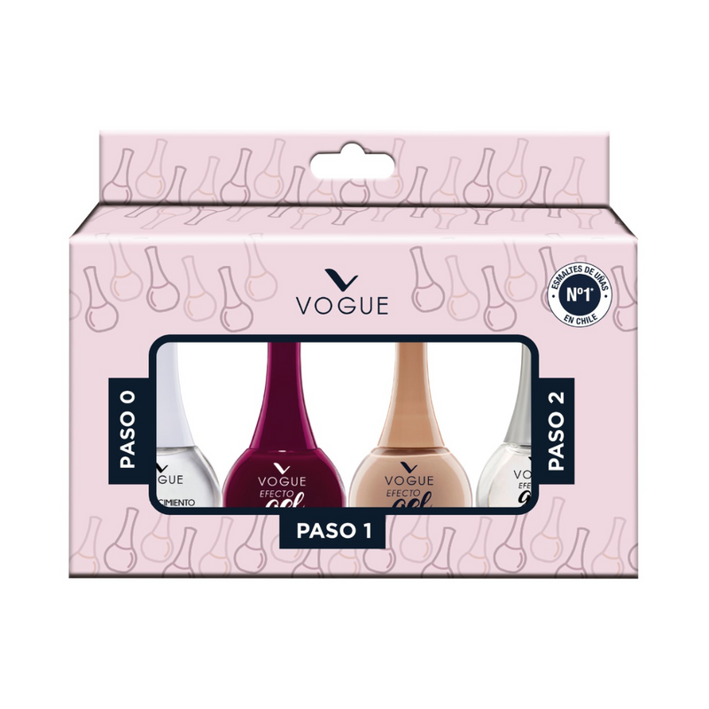 Vogue Esmalte Efecto Gel Brillo Larga Durac x 10 ml (Maquillaje Y Accesorios)