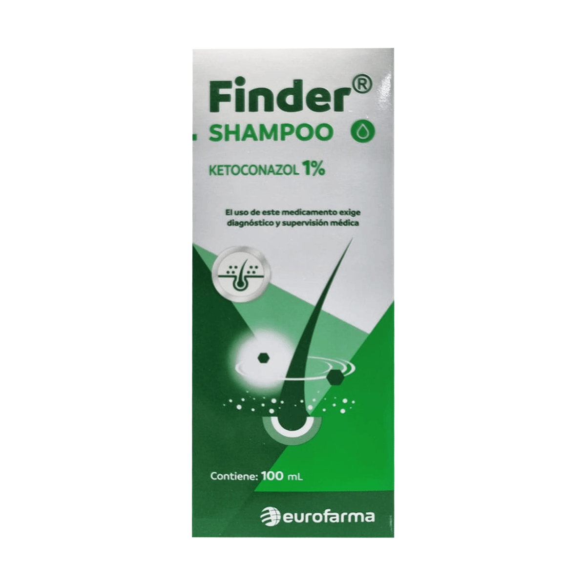 Finder Sha 1% x 100 ml (Ketoconazol)