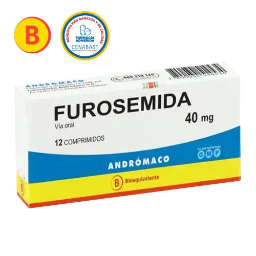 Furosemida Comprimidos 40 mg x 12 And