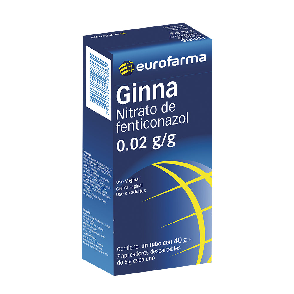 Ginna Crema Vaginal x 40 Gr (Nitrato Fenticonazol)