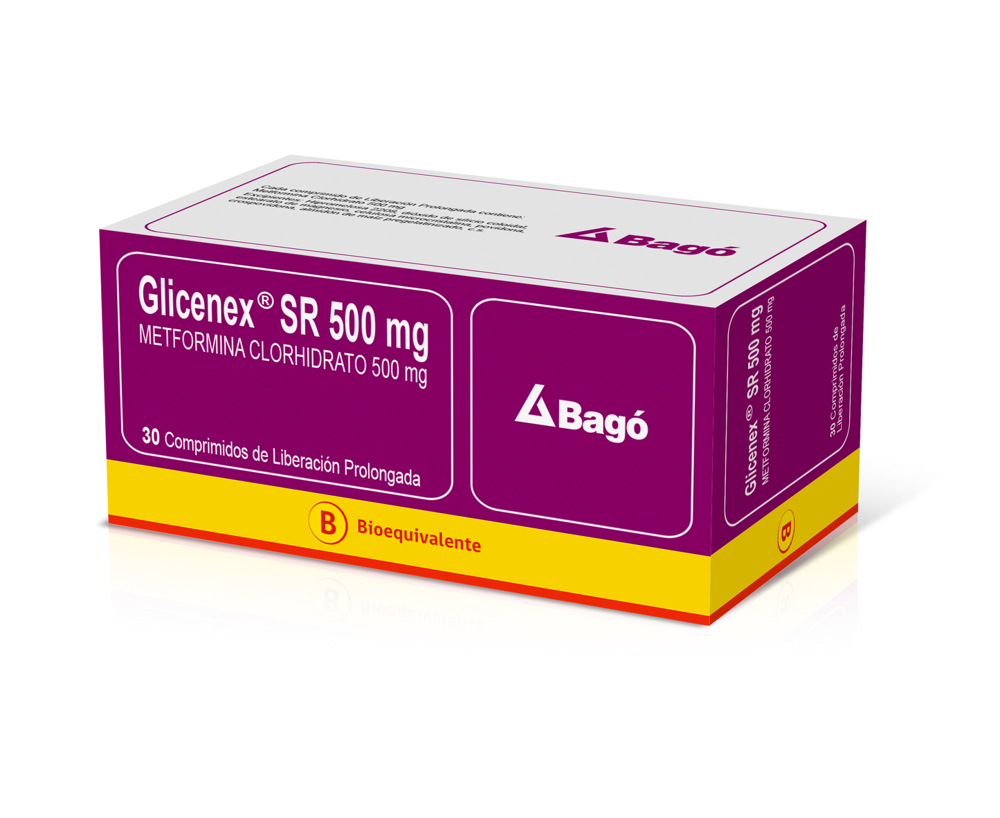 Glicenex Comprimidos 500 mg x 30 (Metformina)