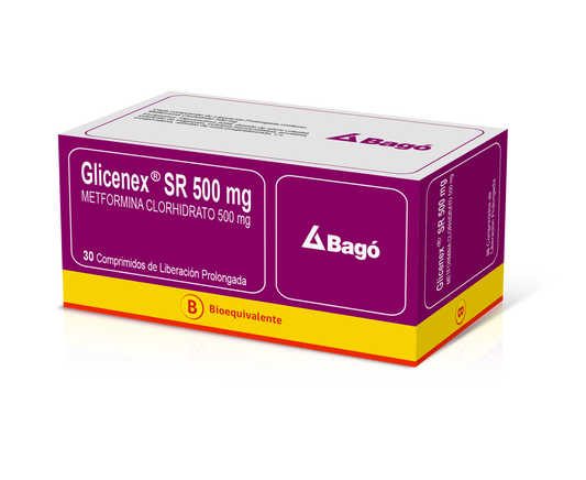 Glicenex Comprimidos 500 mg x 30 (Metformina)