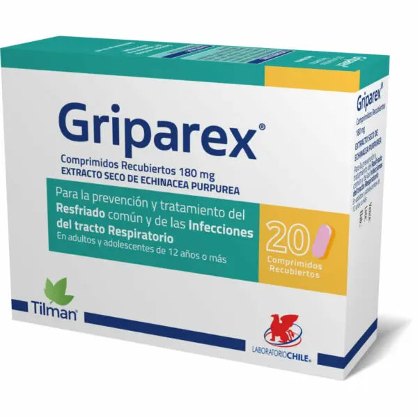 Griparex Comprimidos 180 mg x 20 (Echinacea)