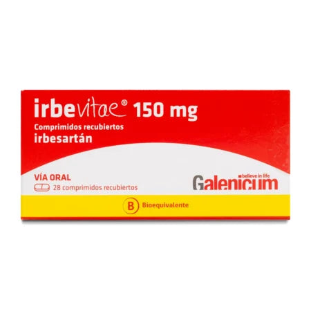Irkem Comprimidos 150 mg x 28 (Irbesartan)