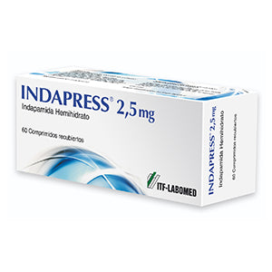 Indapress Comprimidos 2,5 mg x 30 (Indapamida)