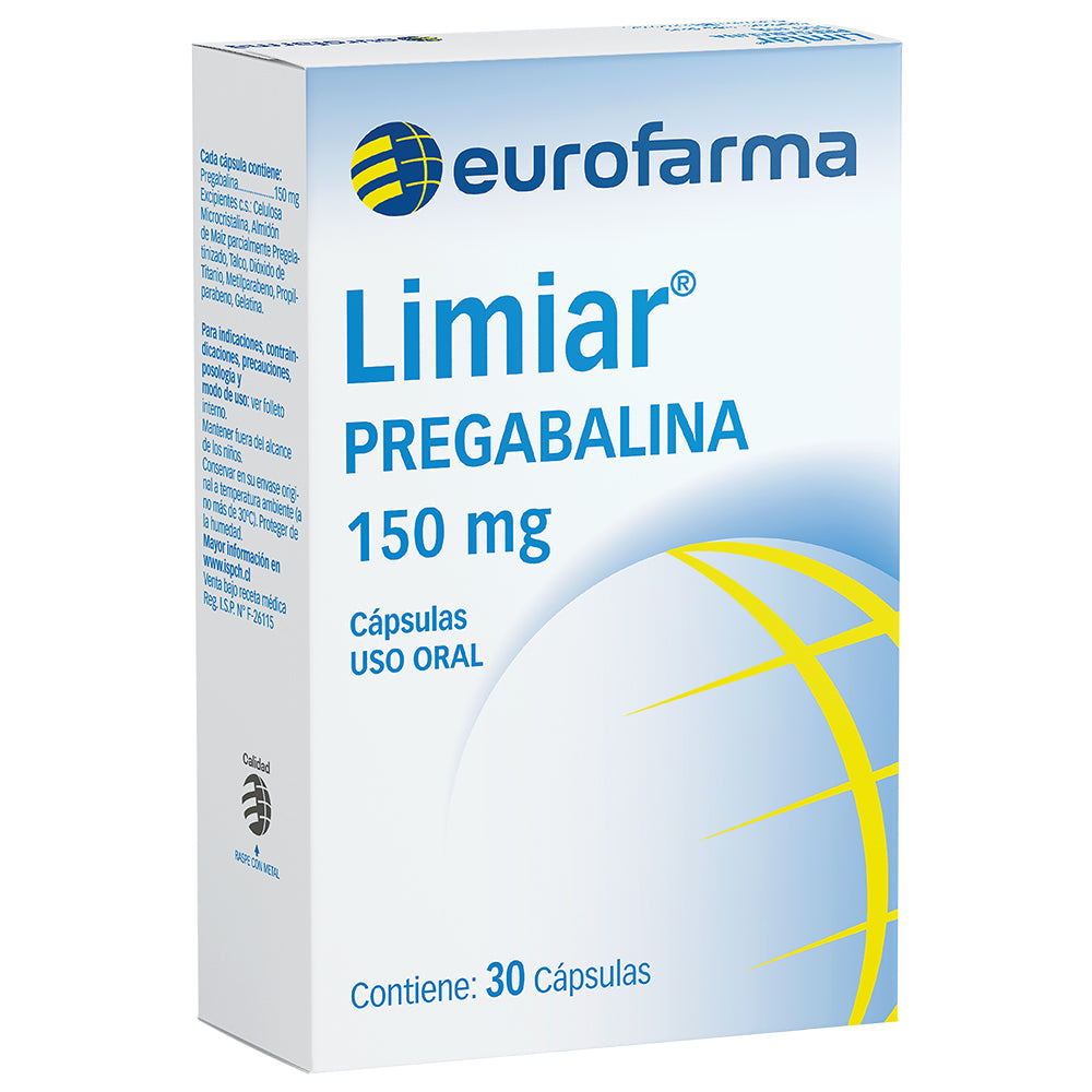 Limiar Cápsulas 150 mg x 30 (Pregabalina)