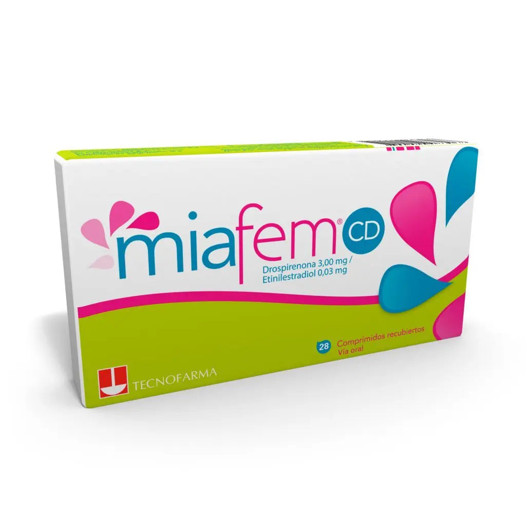 Miafem Cd Comprimidos x 28 (Drospirenona/Etinilestradiol)