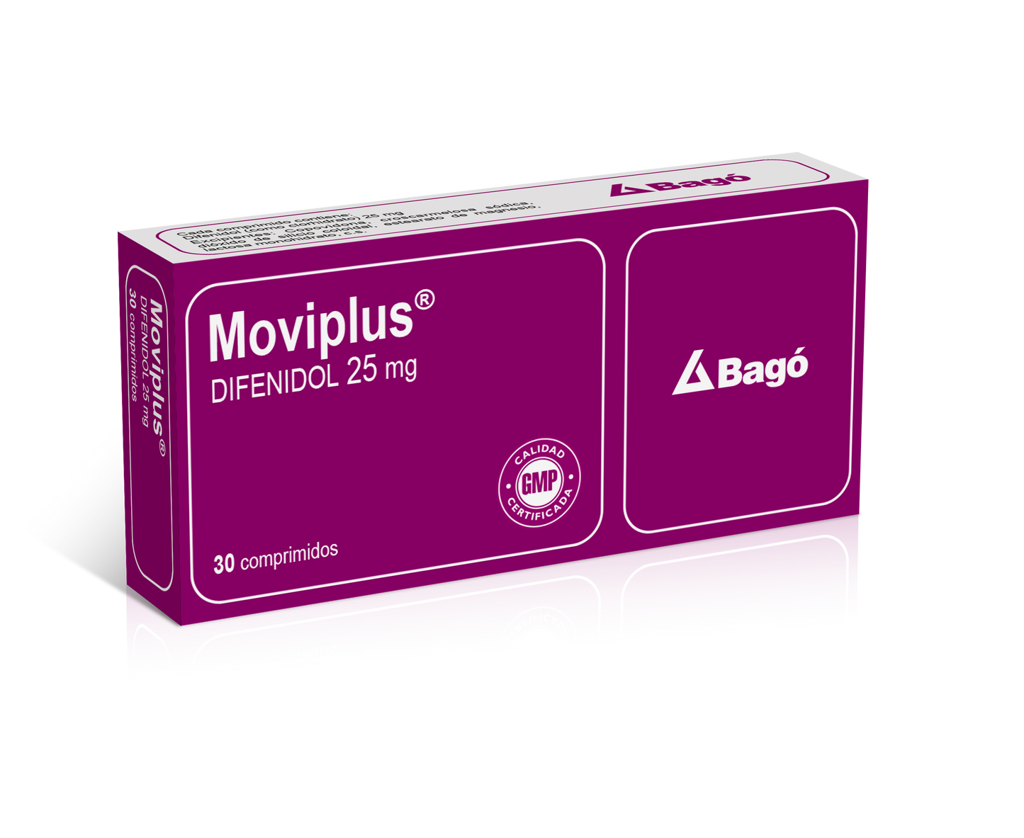 Moviplus Comprimidos 25 mg x 30 (Difenidol)