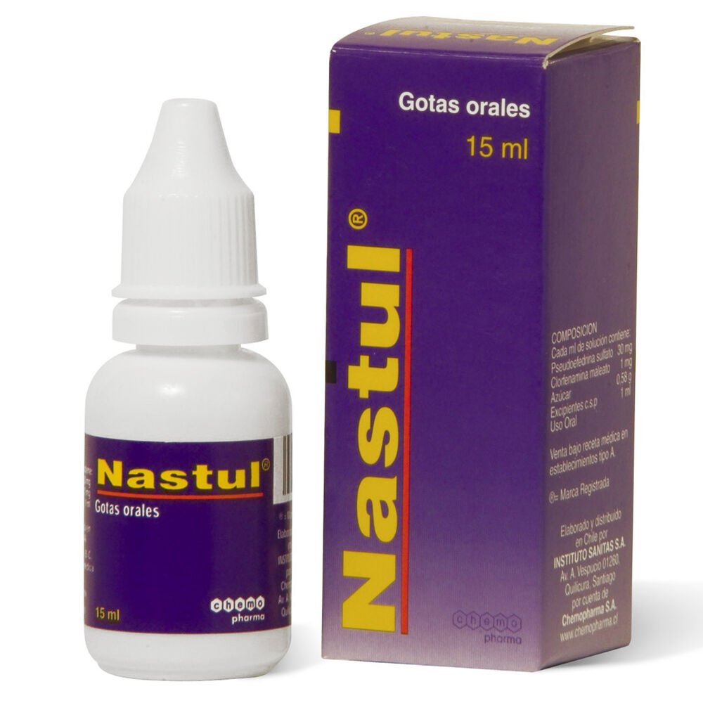 Nastul Gotas x 15 ml (Pseudoefedrina/Clorfenamina)