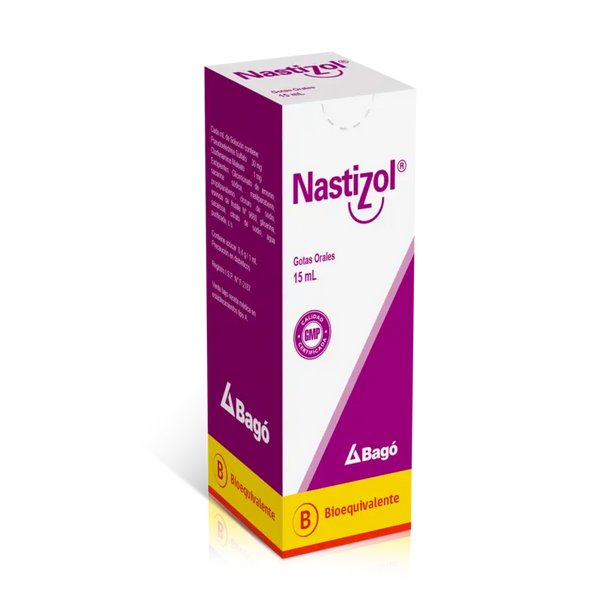 Nastizol Gotas x 15 ml (Pseudoefedrina/Clorfenamina)