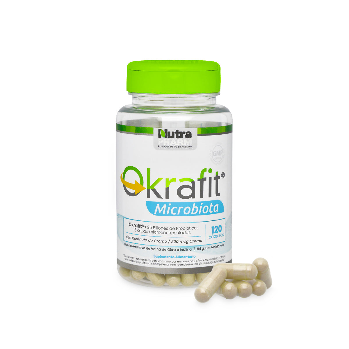 Okrafit Microbiota Capsulas x 120 Unidades (Cabergolina)