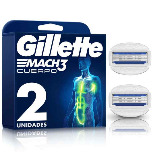 Gillette Maquina Afeitar Cuerpo x 2 Unidades