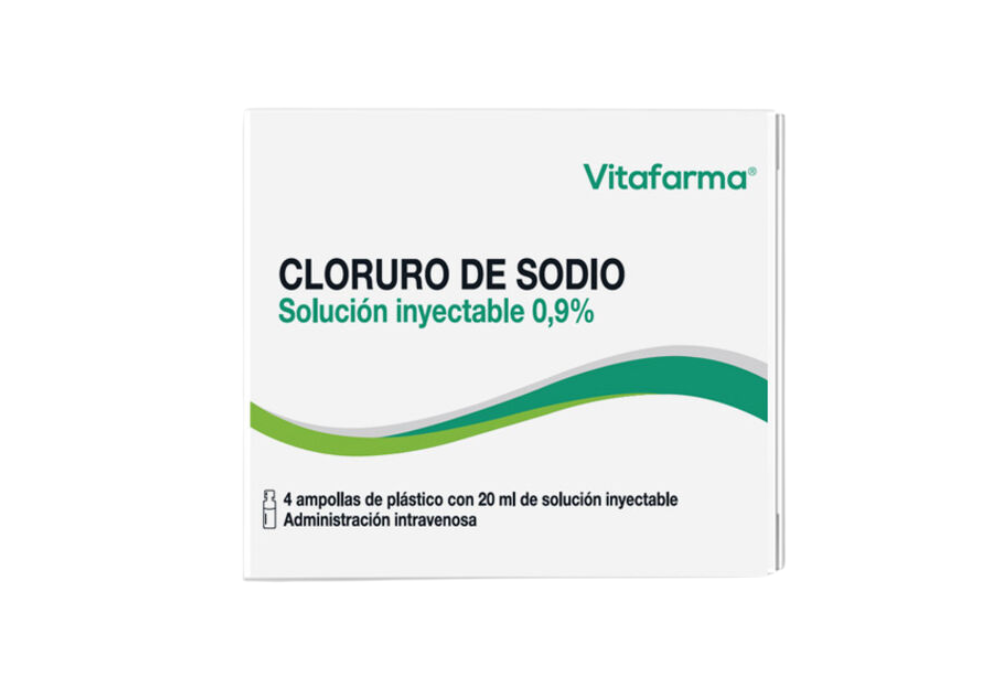 Cloruro De Sodio Amp 0,9%/20 ml x 4 Vitafarma